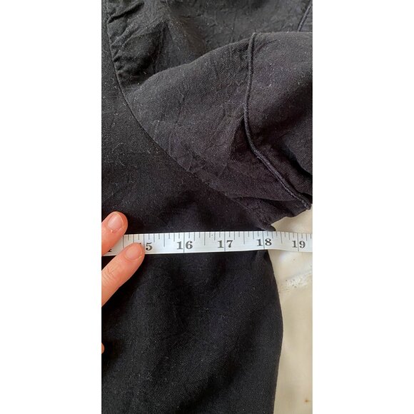 ✨ Apiece Apart Black Puff Sleeve Wide Leg Jumpsuit – Size 4 ✨ - Picture 14 of 15